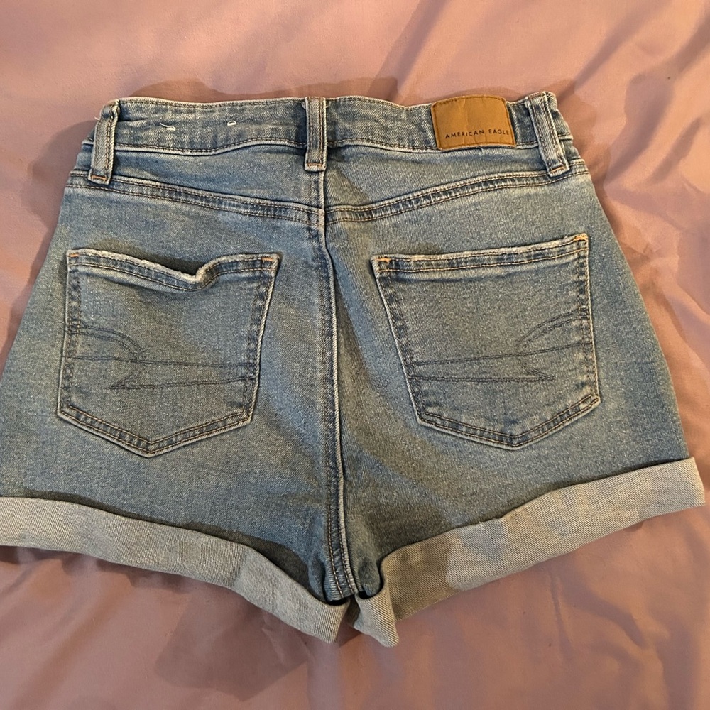 American Eagle Outfitters Light Blue Jean Shorts